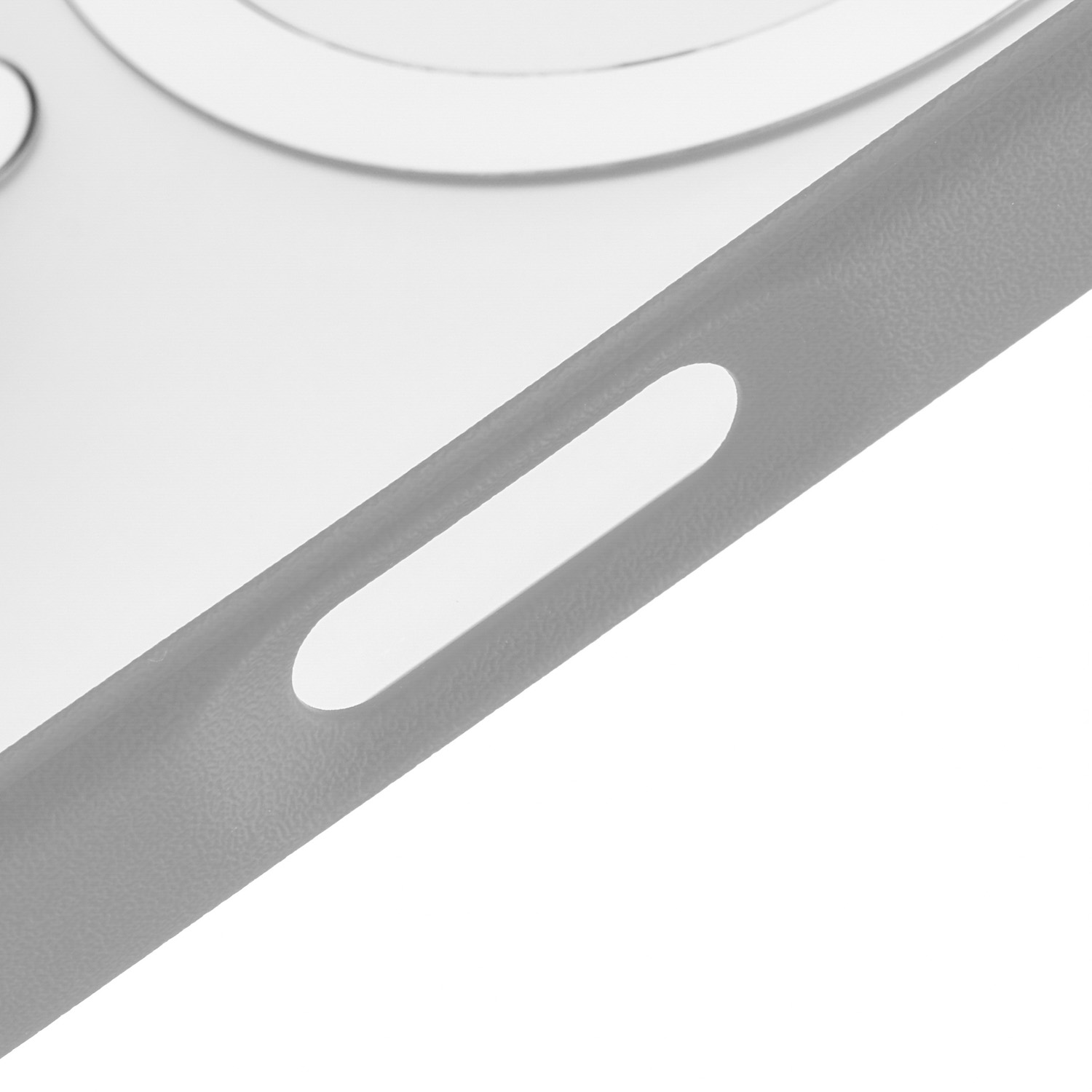 На фото изображено Чехол защитный uBear Cloud Mag Case для iPhone 17 Pro Max, MagSafe, серый 