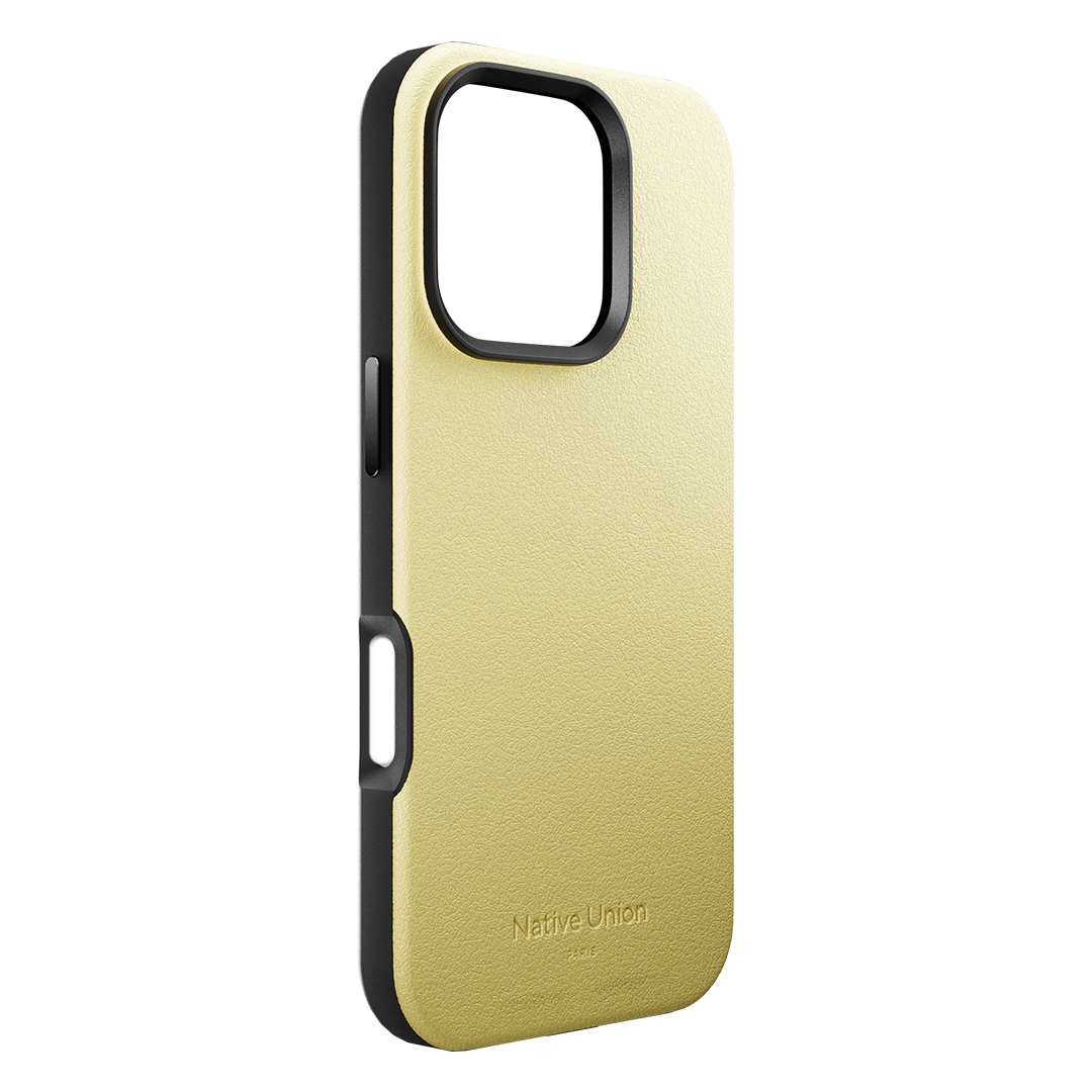 Чехол Native Union Active Case MagSafe для iPhone 16 Pro, лимон