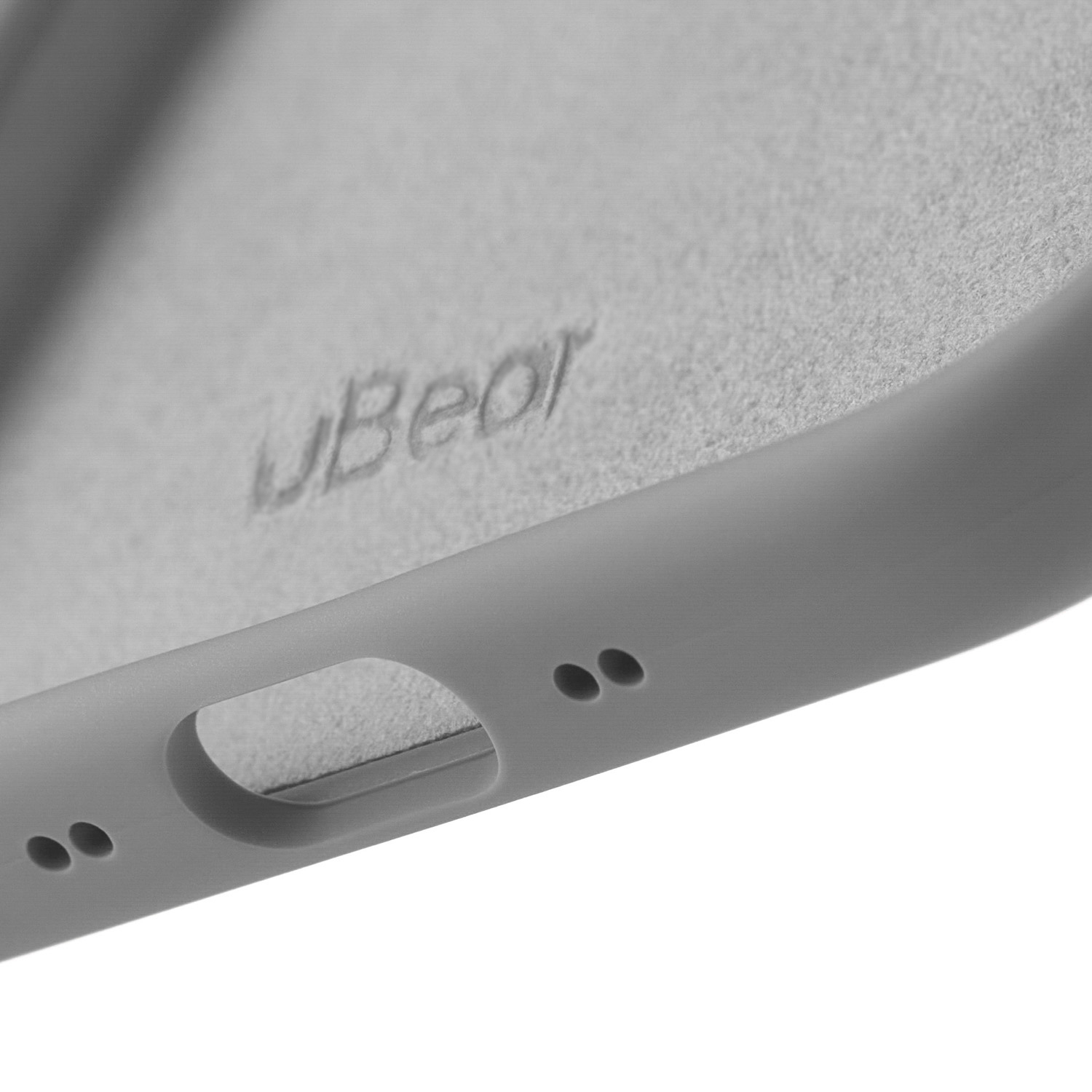 На фото изображено Чехол защитный uBear Touch Mag Case для iPhone 17 Air, MagSafe, светло-серый