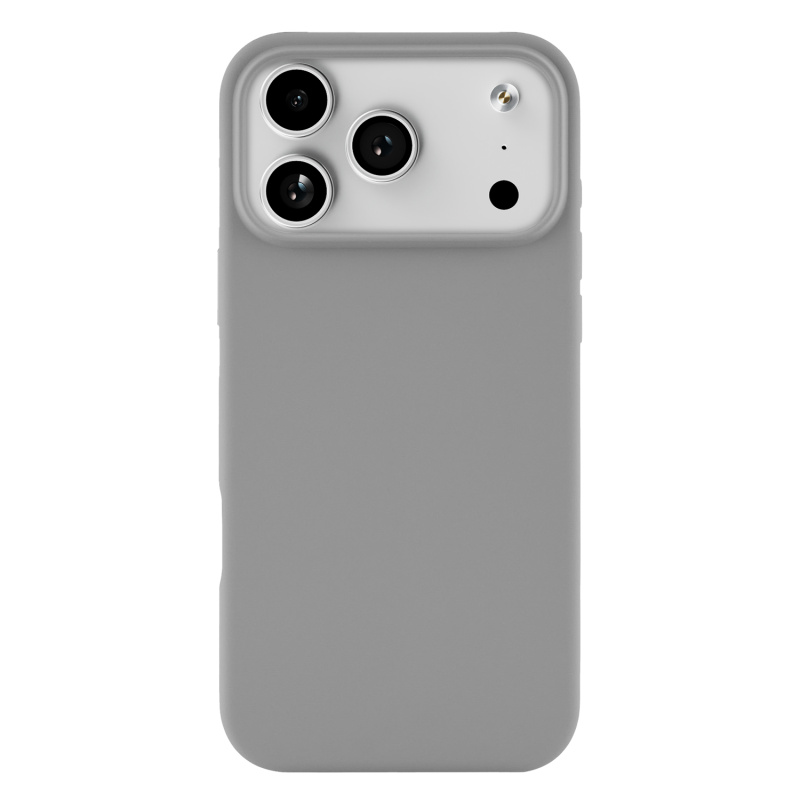 На фото изображено Чехол защитный uBear Touch Mag Case для iPhone 17 Pro Max, MagSafe, светло-серый