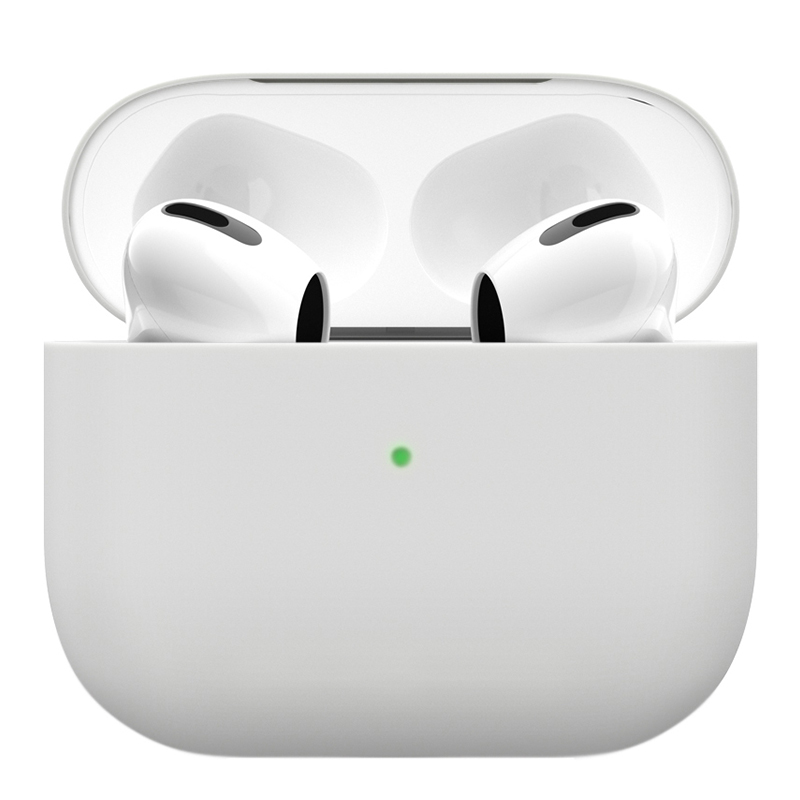 Чехол силиконовый VLP Soft Touch для AirPods 3, белый