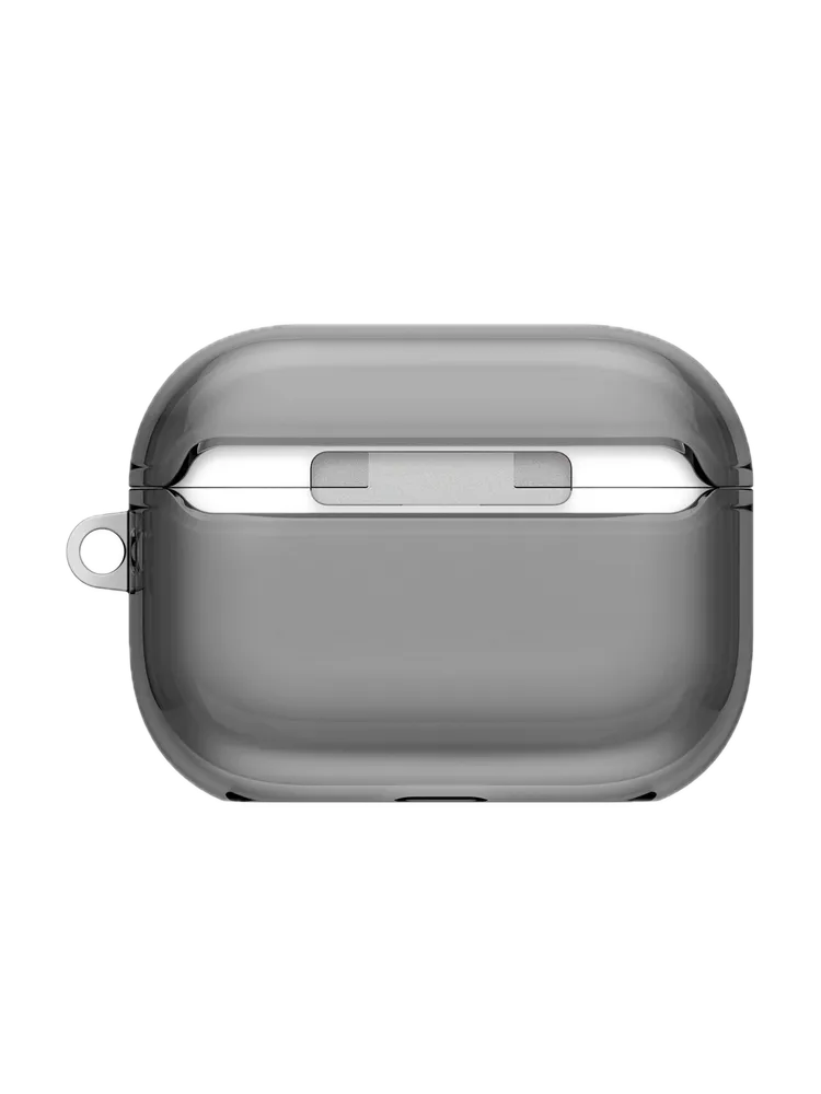 Фото Чехол Uniq Glase TPU для AirPods Pro 3, Glossy Smoke На фото изображено Чехол Uniq Glase TPU для AirPods Pro 3, Glossy Smoke