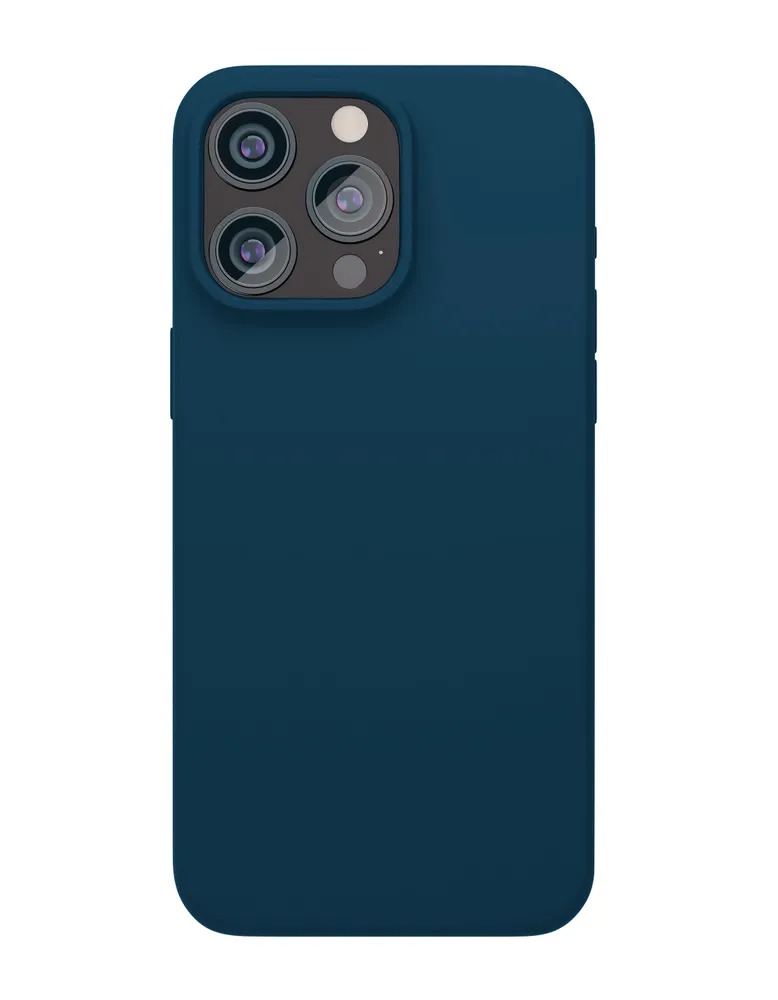 Чехол защитный VLP Aster Case с MagSafe для iPhone 15 Pro Max, темно-синий