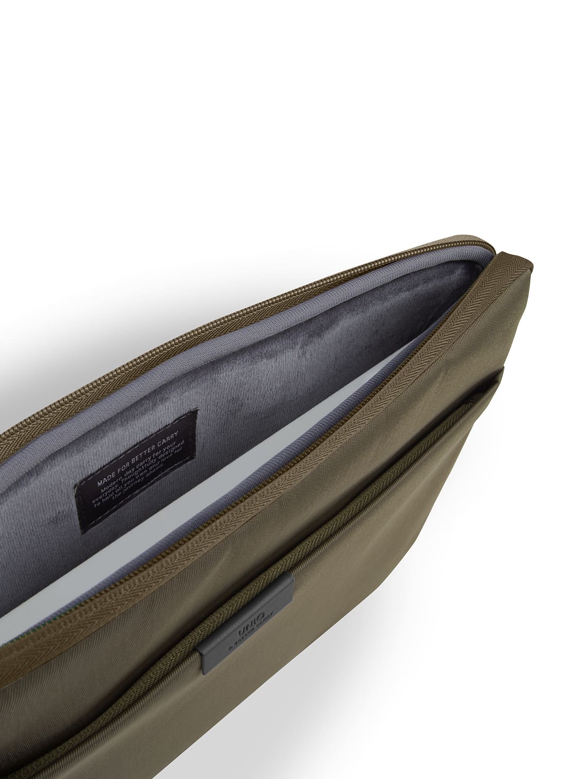 Сумка-чехол Uniq для ноутбуков 14" Bergen Nylon Laptop Sleeve, зеленый