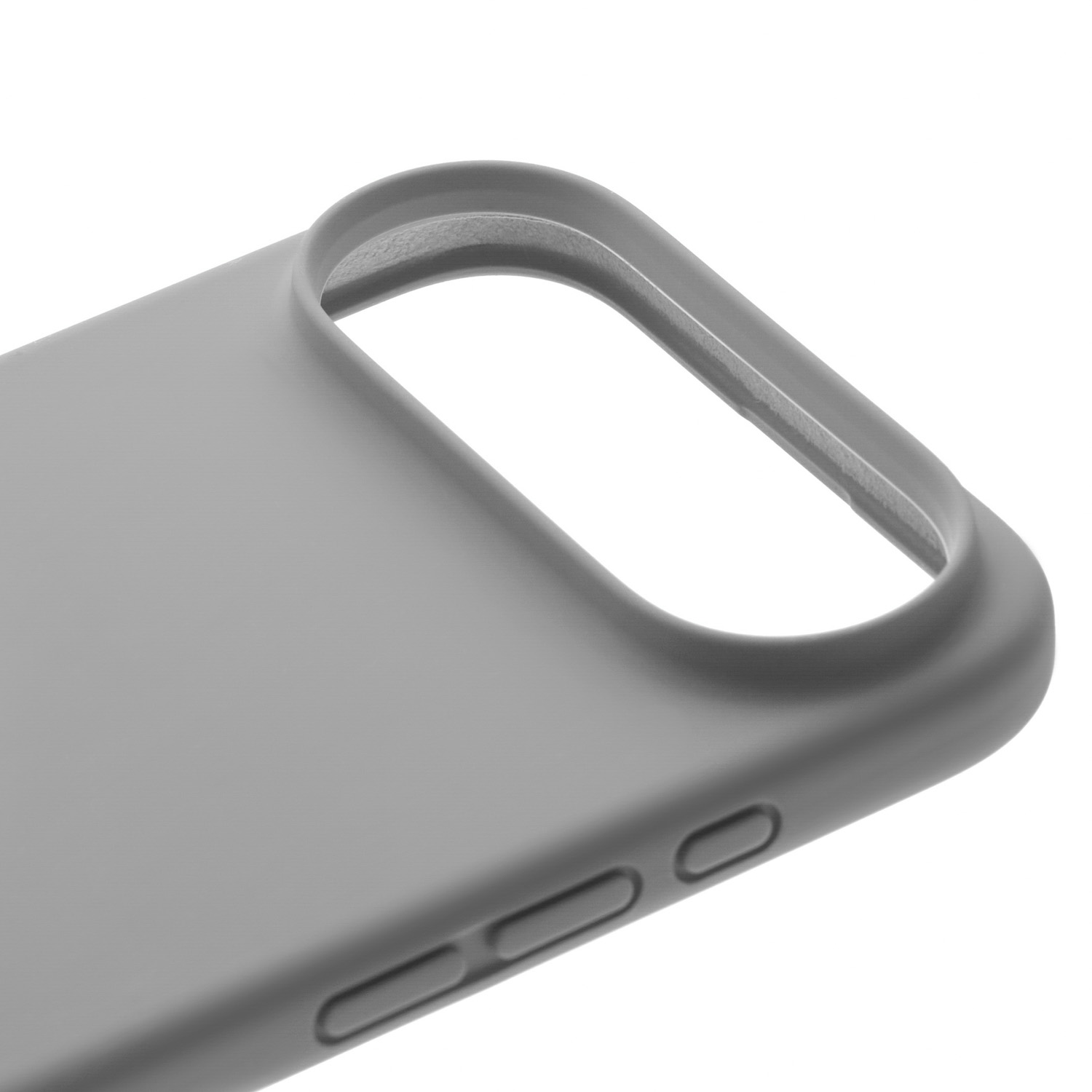 На фото изображено Чехол защитный uBear Touch Mag Case для iPhone 17 Air, MagSafe, светло-серый