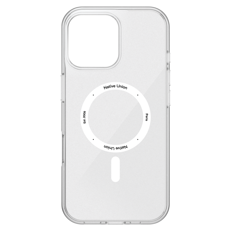 Чехол Native Union (RE)Classic Case MagSafe для iPhone 16 Pro Max, прозрачный Чехол Native Union (RE)Classic Case MagSafe для iPhone 16 Pro Max, прозрачный