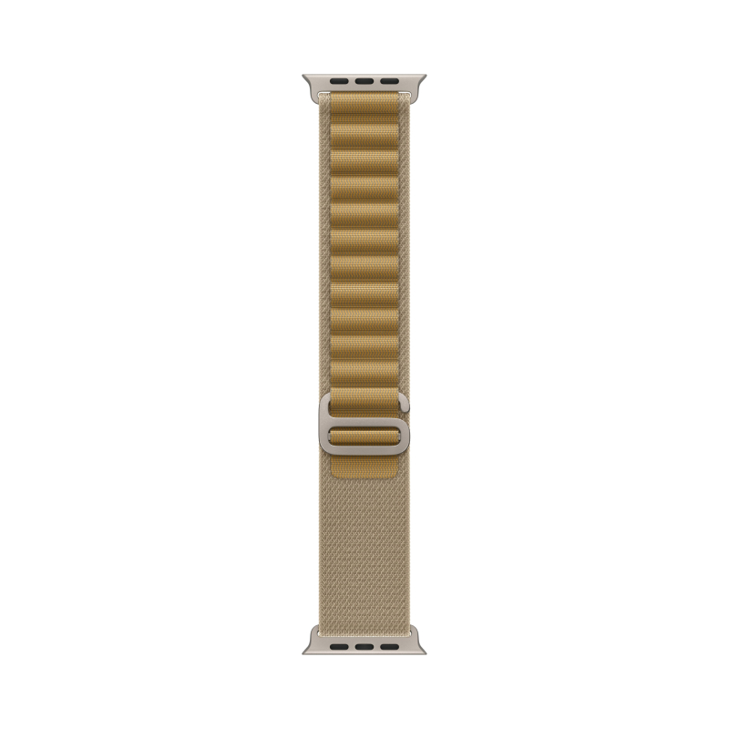 Apple Watch Ultra 2 GPS + Cellular, 49 мм, корпус из бежевого титана, ремешок Alpine цвета Загар, размер M