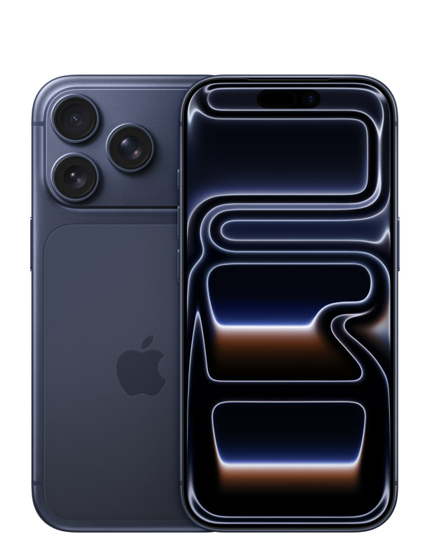 На фото изображено Apple iPhone 17 Pro, 256 ГБ, Тёмно-синий