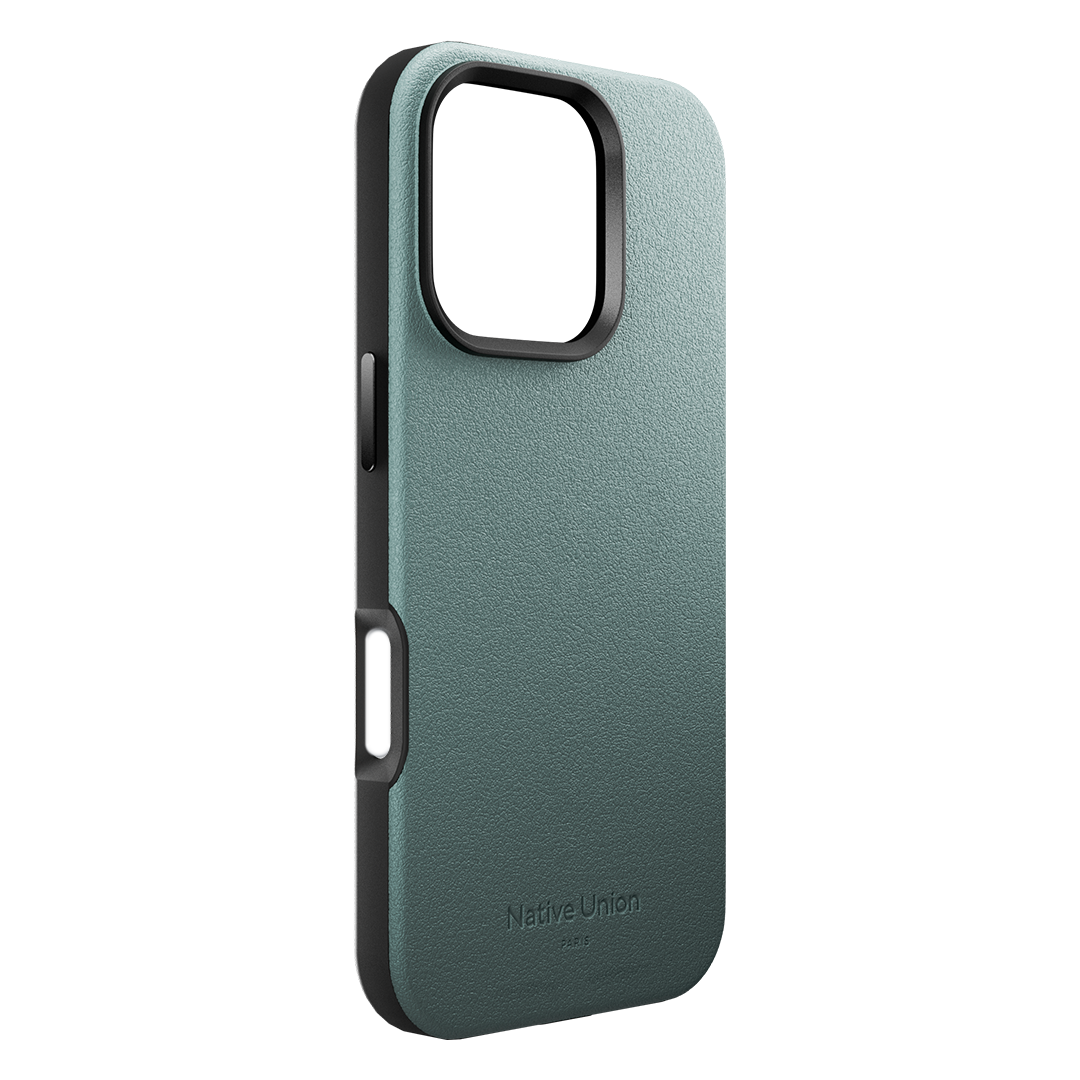 Чехол Native Union Active Case MagSafe для iPhone 16 Pro, зелёный сланец