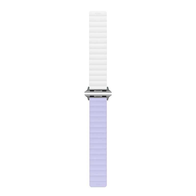 Ремешок uBear Mode для Apple Watch S/M (38, 40, 41 мм), лавандовый/белый Ремешок uBear Mode для Apple Watch S/M (38, 40, 41 мм), лавандовый/белый