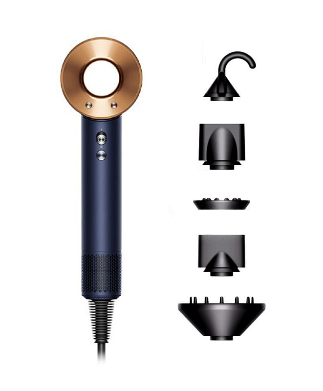 Фен Dyson Supersonic HD08, Blue/Copper Фен Dyson Supersonic HD08, Blue/Copper