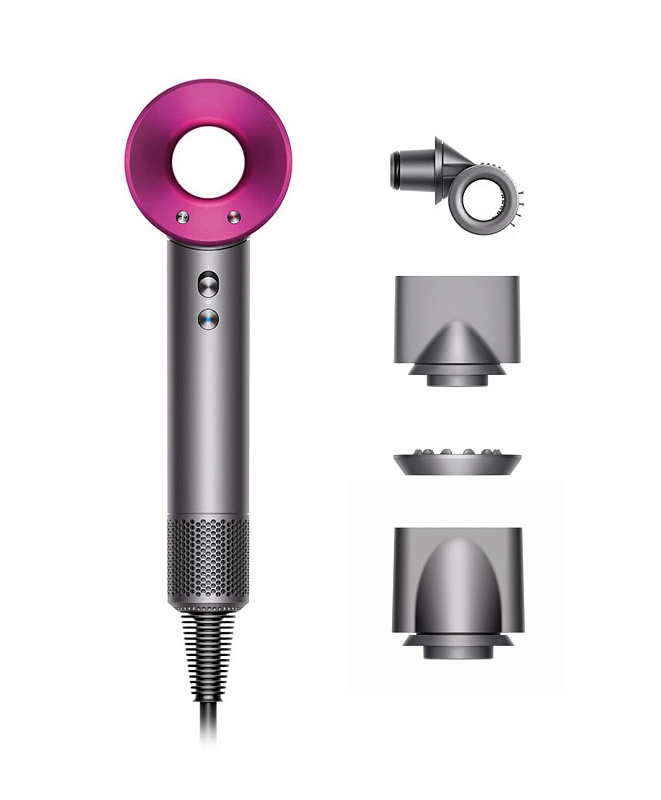 Фен Dyson Supersonic HD15, Nickel/Fuchsia Фен Dyson Supersonic HD15, Nickel/Fuchsia