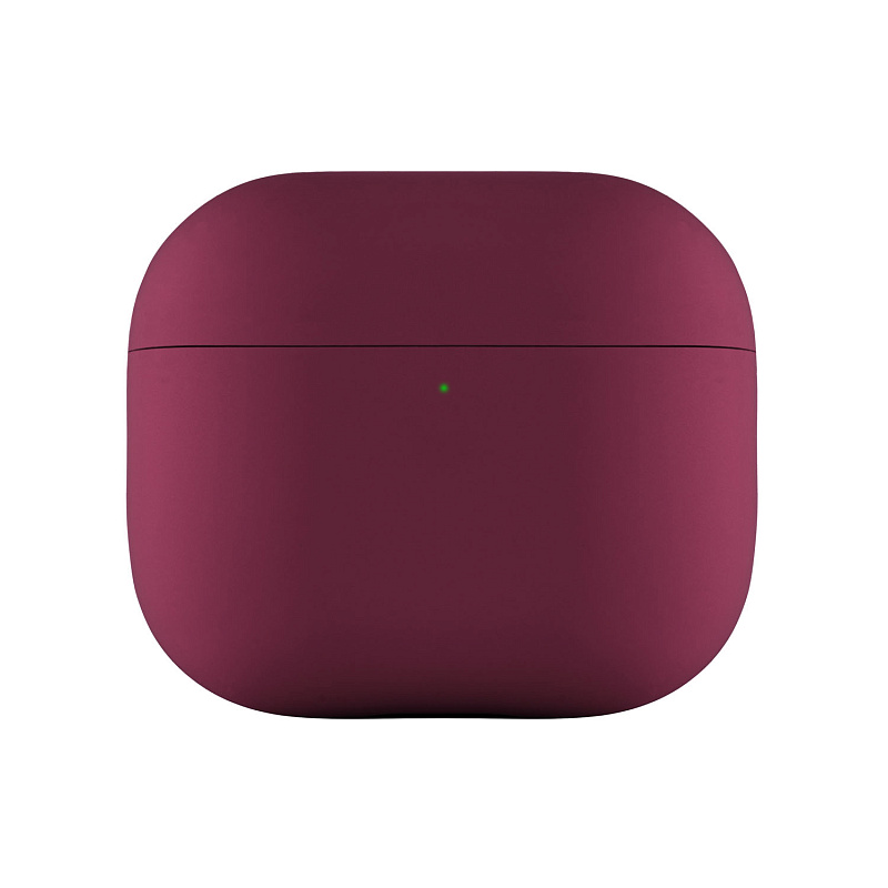 Ультратонкий силиконовый чехол Touch Case для AirPods 3, тёмно-фиолетовый