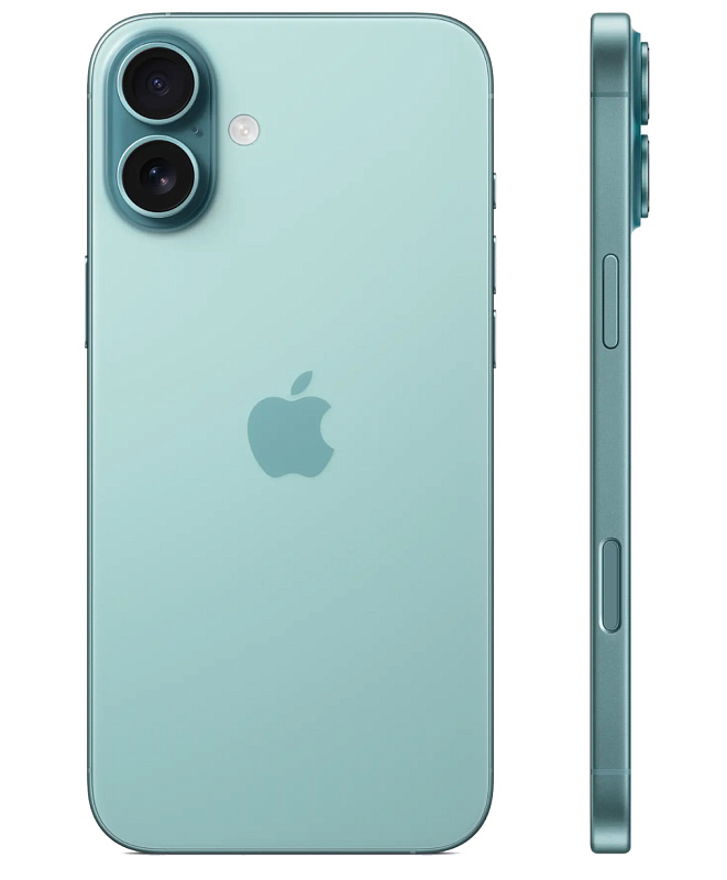 Apple iPhone 16 Plus, 128 ГБ, Бирюзовый Apple iPhone 16 Plus, 128 ГБ, Бирюзовый