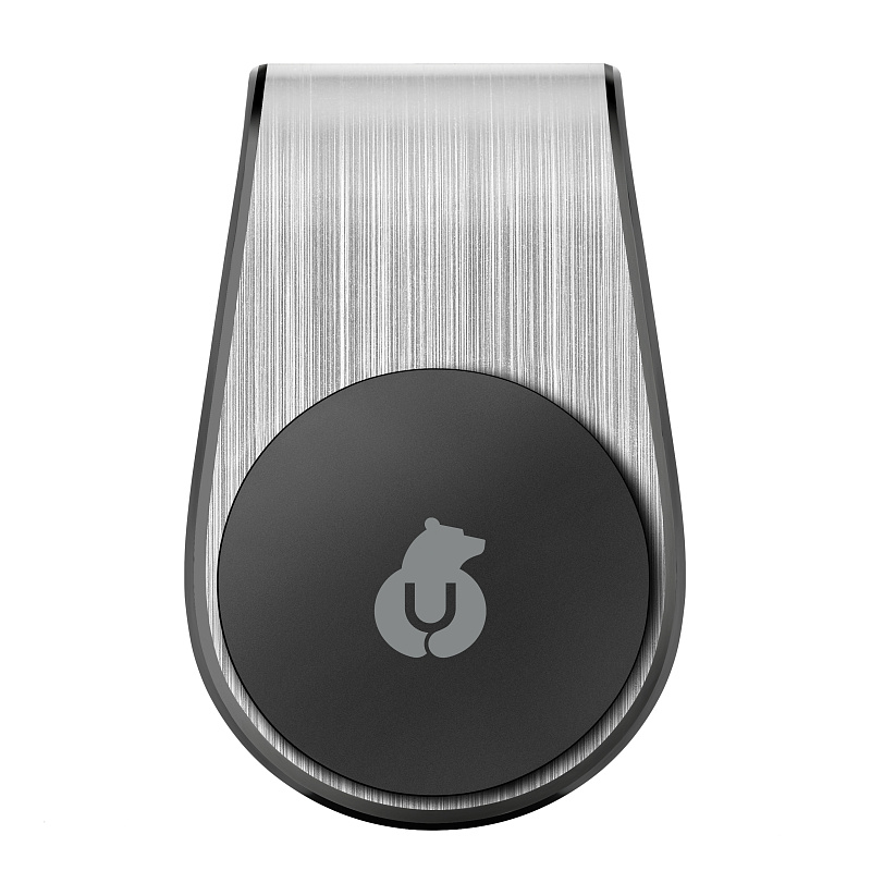 Автомобильный держатель uBear Unit Air Vent Magnetic Car Mount, серебристый Автомобильный держатель uBear Unit Air Vent Magnetic Car Mount, серебристый