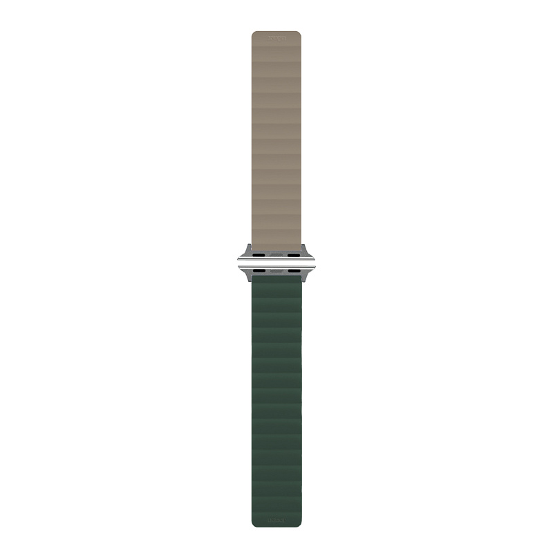 Ремешок uBear Mode для Apple Watch S/M (38, 40, 41 мм), зелёный/серый Ремешок uBear Mode для Apple Watch S/M (38, 40, 41 мм), зелёный/серый
