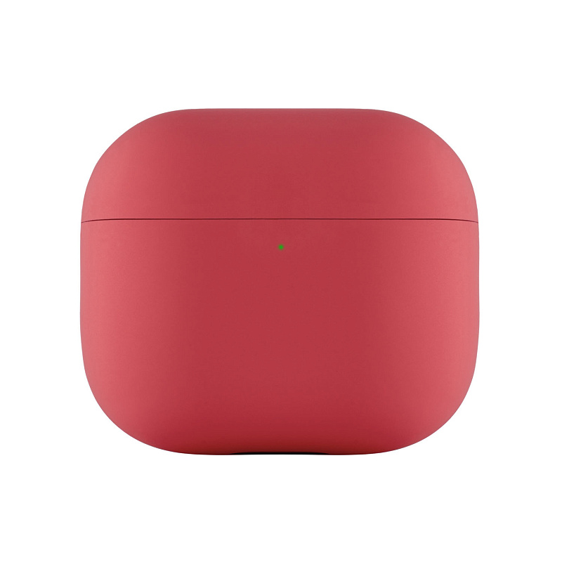 Ультратонкий силиконовый чехол Touch Case для AirPods 3, красный