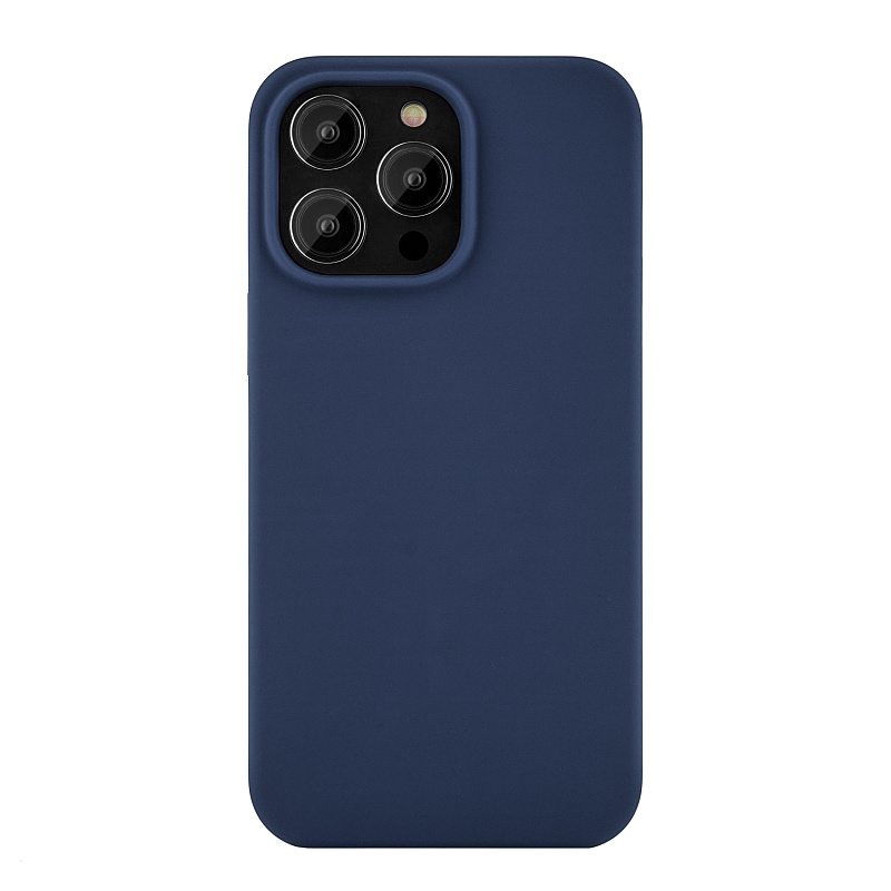 Чехол защитный uBear Touch Case для  iPhone 14 Pro Max, тёмно-синий