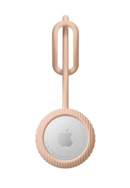 Чехол защитный для AirTag Native Union Curve AirTag Case, персиковый