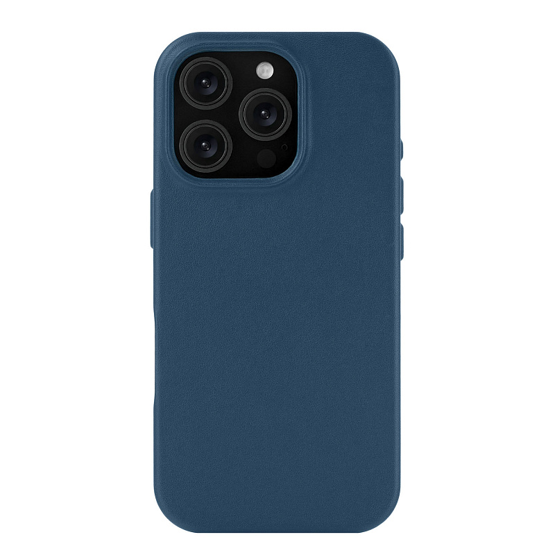 Чехол защитный uBear Capital Case для iPhone 16 Pro, синий Чехол защитный uBear Capital Case для iPhone 16 Pro, синий