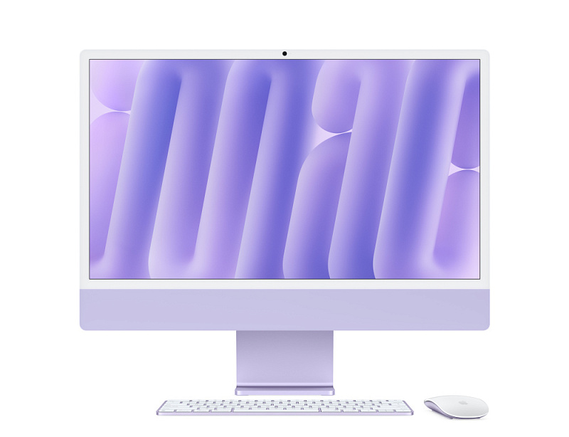 Apple iMac 24" Retina 4,5K, M4 8C / 8C, 16 ГБ, 512 ГБ, Фиолетовый Apple iMac 24" Retina 4,5K, M4 8C / 8C, 16 ГБ, 512 ГБ, Фиолетовый