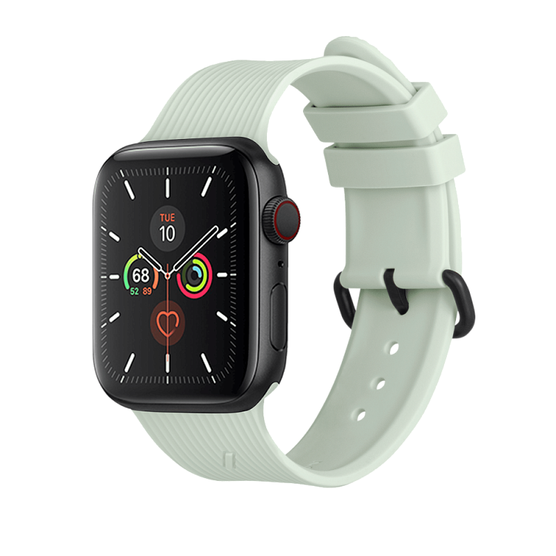 Ремешок Native Union для Apple Watch 44мм, cиликоновый, зелёный