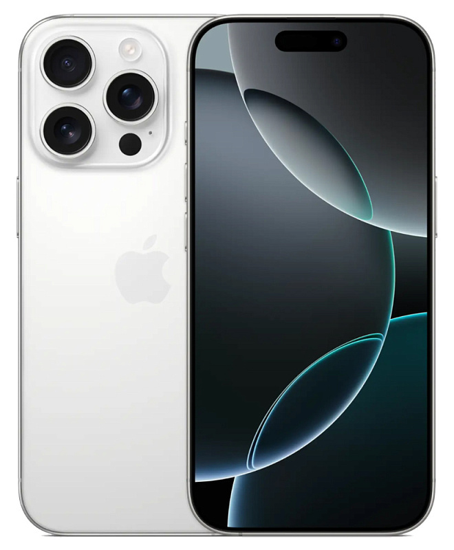 Apple iPhone 16 Pro, 256 ГБ, Титановый белый Apple iPhone 16 Pro, 256 ГБ, Титановый белый