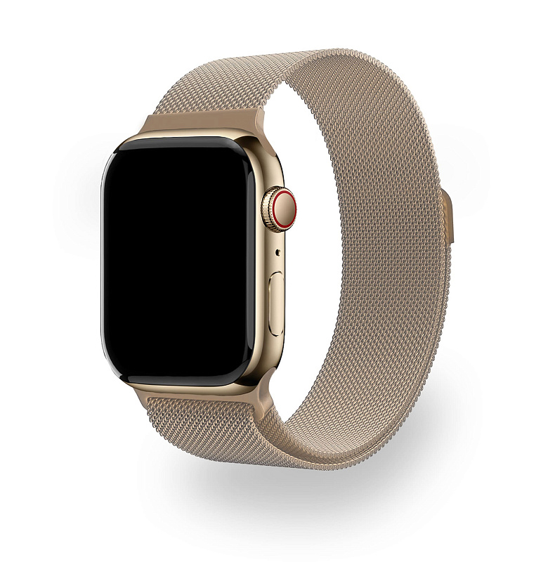 Ремешок uBear Spark для Apple Watch M/L (42, 44, 45, 49 мм), золотой Ремешок uBear Spark для Apple Watch M/L (42, 44, 45, 49 мм), золотой
