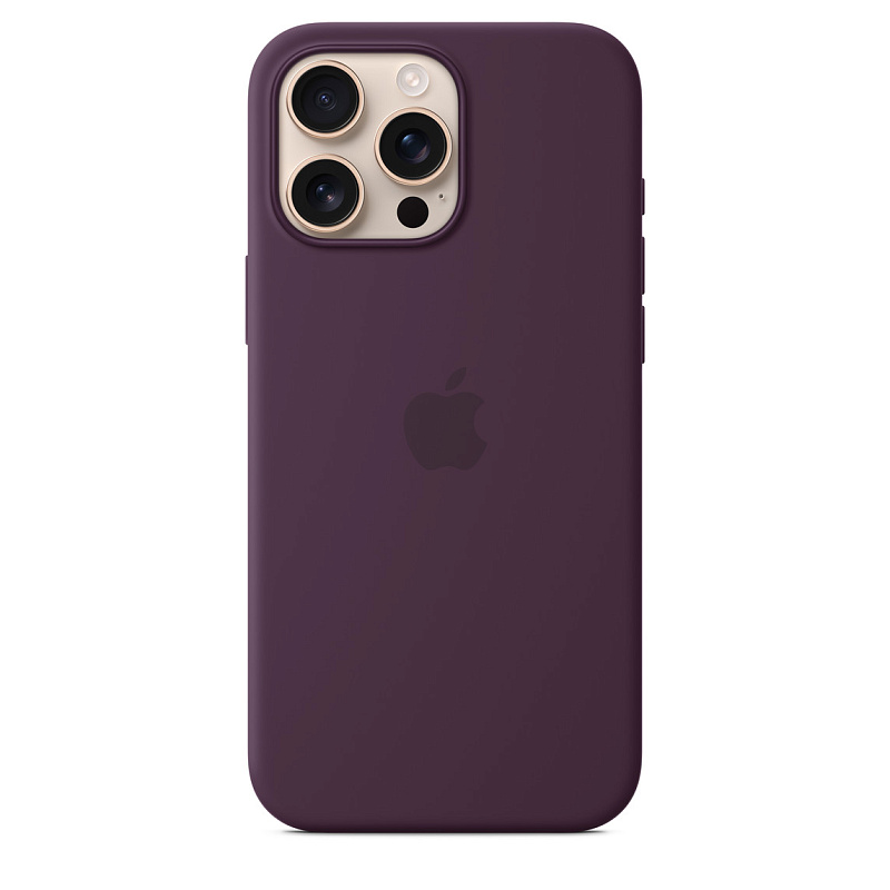 Чехол Apple для iPhone 16 Pro Max Silicone with MagSafe, сливовый Чехол Apple для iPhone 16 Pro Max Silicone with MagSafe, сливовый
