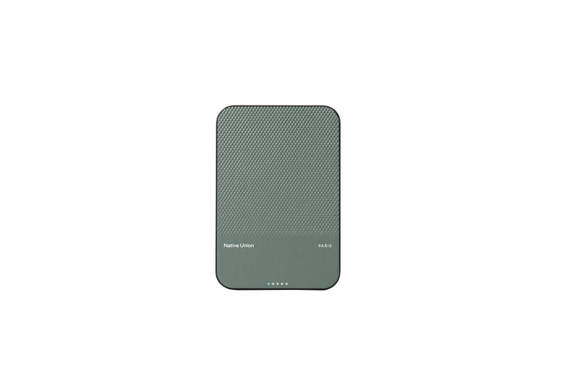 Внешний аккумулятор MagSafe Native Union (Re)Classic Power Bank 5000mAh, зеленый
