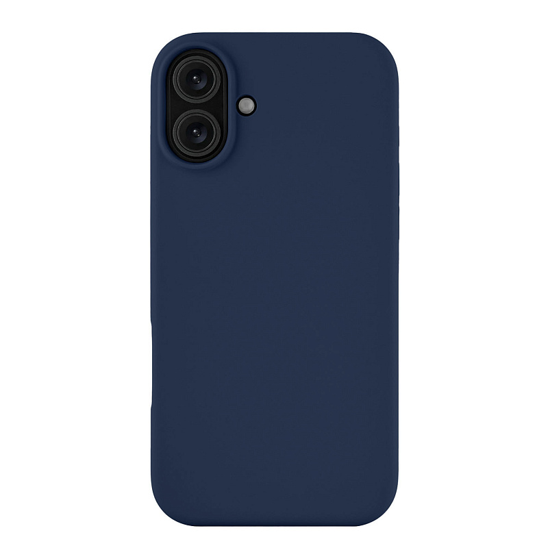Чехол защитный uBear Touch Mag Case для iPhone 16 Plus, темно-синий